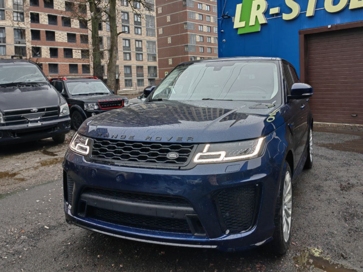 Комплект Рестайлинга Range Rover Sport 2014-2017 в 2018 SVR под ключ
