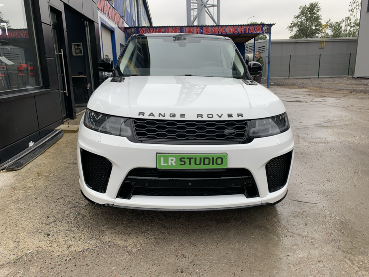 Комплект Рестайлинга Range Rover Sport 2014-2017 в 2018 SVR под ключ