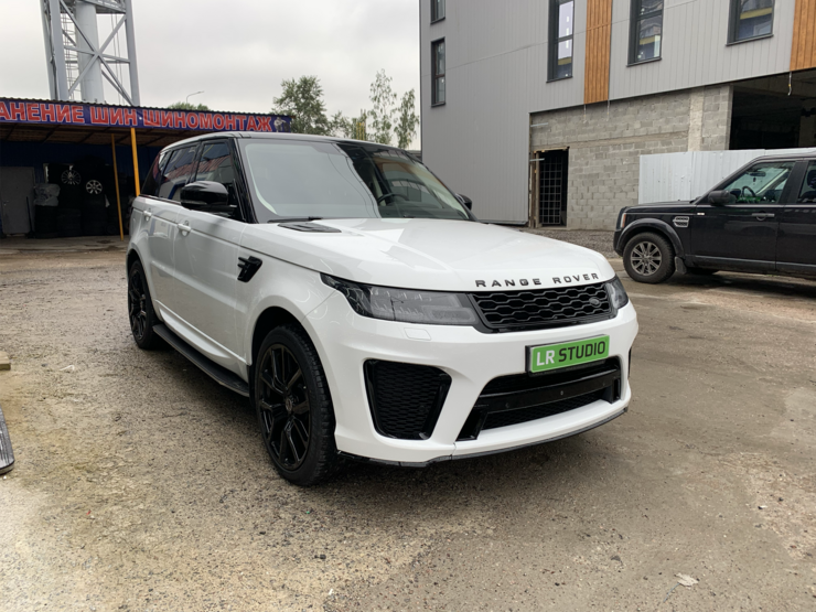 Комплект Рестайлинга Range Rover Sport 2014-2017 в 2018 SVR под ключ