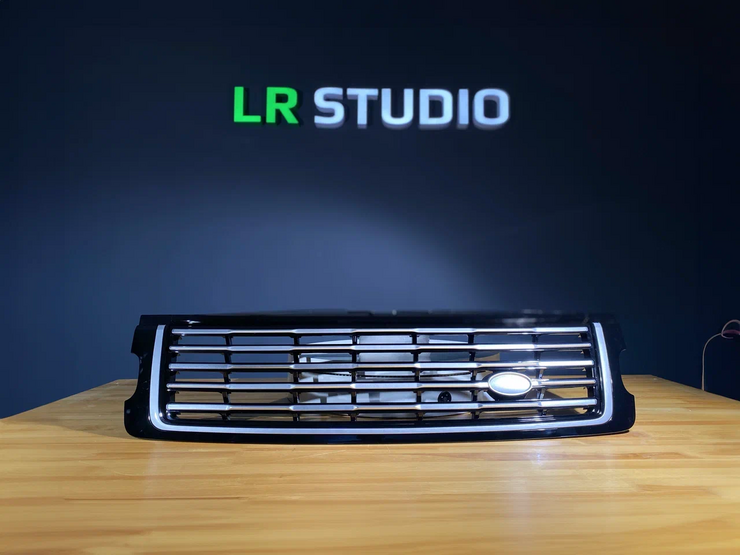 Решетка Range Rover 2018-2021 стиль 2022 SV, черная с серым