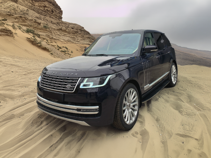 Комплект фары и решетка для Range Rover 2013-2017 в стиле 2023 SVA