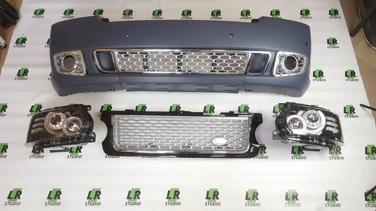 Обвес Range Rover autobiography 2002-2012 перед